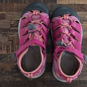 Girls Pink Keen Sandals Size 13